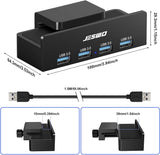 JESWO Aluminum 4-Port Clamp USB 3.0 Hub (A401)