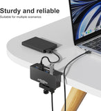 JESWO Aluminum 4-Port Clamp USB 3.0 Hub (A401)