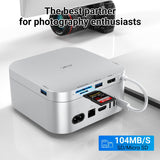 JESWO 6-in-1 USB-C Dock for Mac mini M4 (M601)