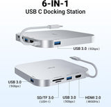 JESWO 6-in-1 USB-C Dock for Mac mini M4 (M601)
