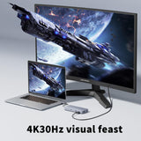 JESWO 14-in-1 Dock with 2 HDMI,VGA, Ethernet,6 USB A/C 3.0 Ports,100W PD,Audio,SD/TF (NC1401)