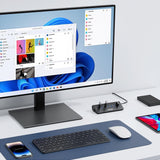 JESWO 7-Port Aluminum USB 3.0 Hub (A507, Black)