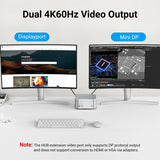 JESWO 6-in-1 USB-C Dock for Mac mini M4 (M602)