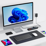 JESWO 11 Port USB 3.0 Hub with Individual LED On/Off Switches and 12V/3A Power Adapter (JE-211, US Plug)